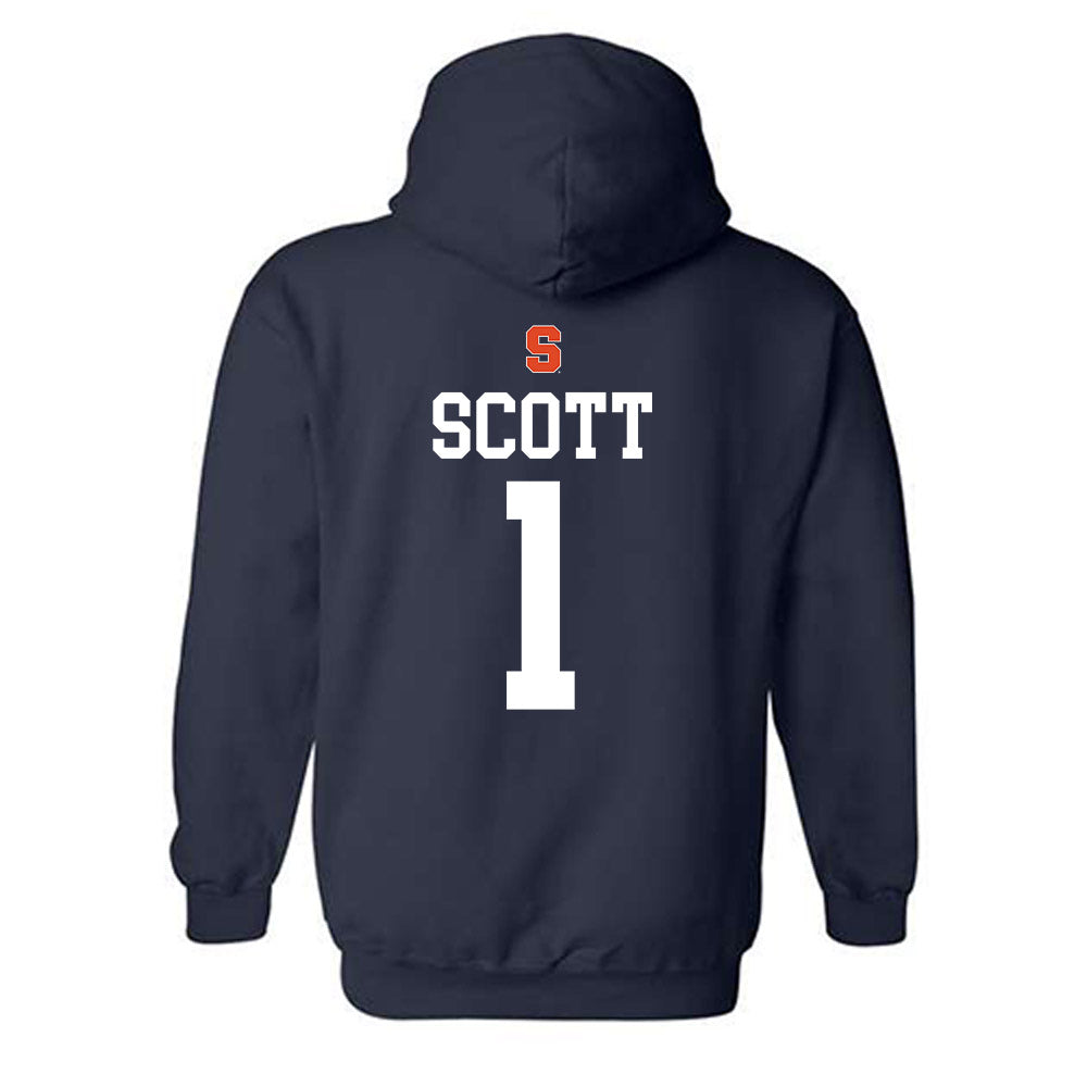 Syracuse - NCAA Women's Basketball : Keira Scott - Sports Shersey Hooded Sweatshirt