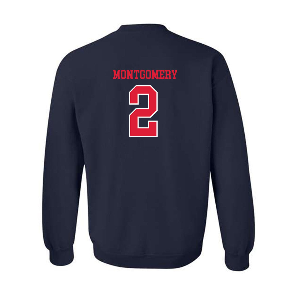 Dayton - NCAA Men's Basketball : De'Shayne Montgomery - Classic Shersey Crewneck Sweatshirt-1