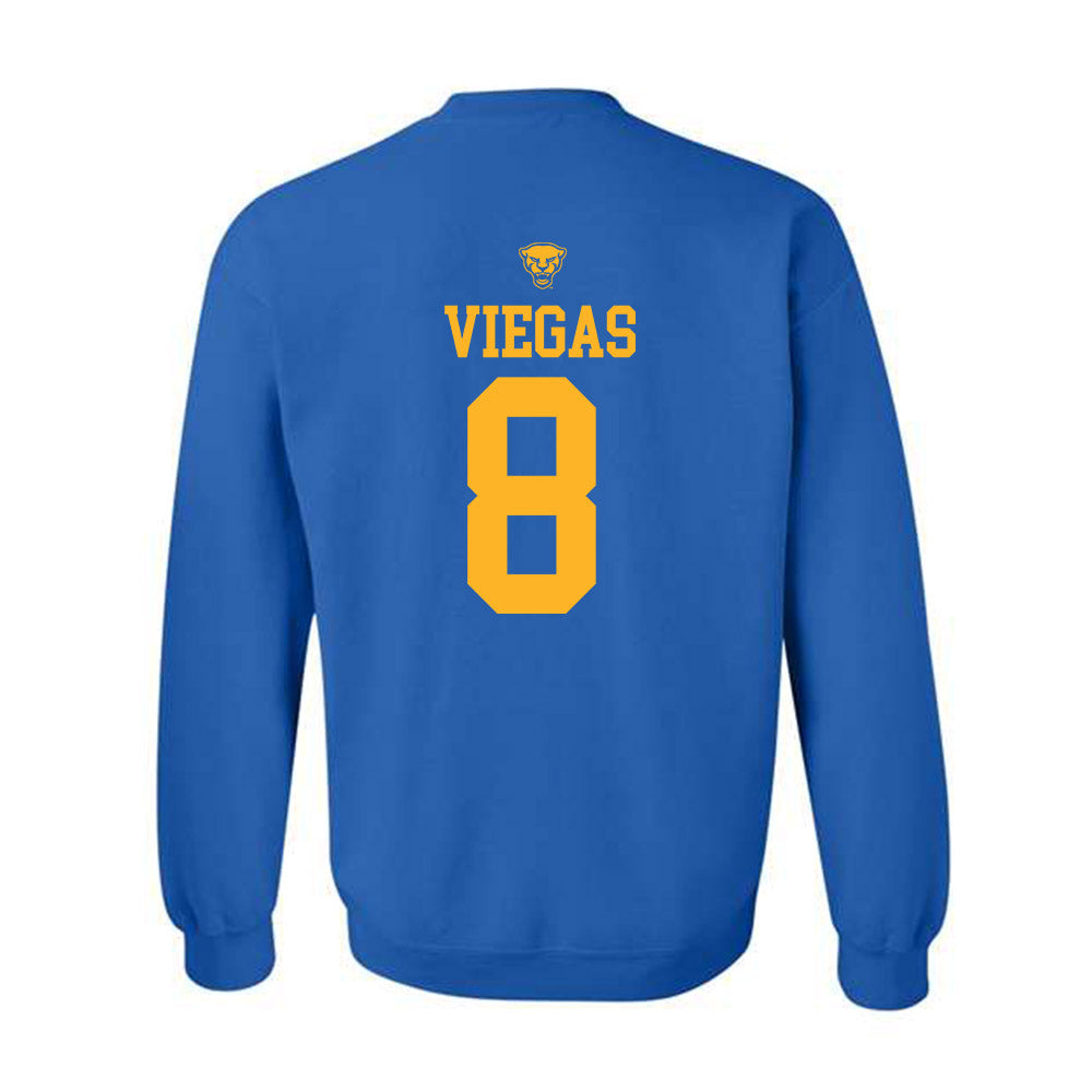 Pittsburgh - NCAA Women's Basketball : Carla Viegas - Sports Shersey Crewneck Sweatshirt-1