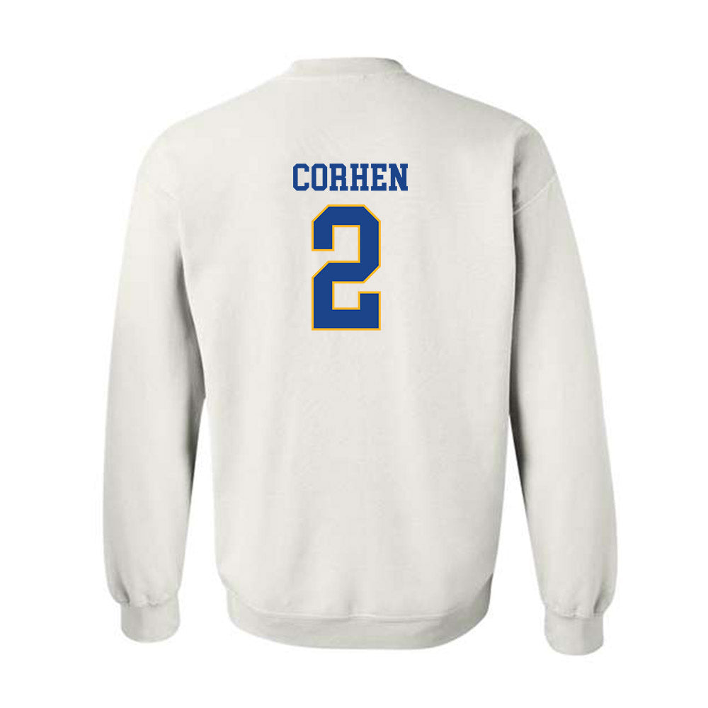 Pittsburgh - NCAA Men's Basketball : Cam Corhen - Classic Shersey Crewneck Sweatshirt-1