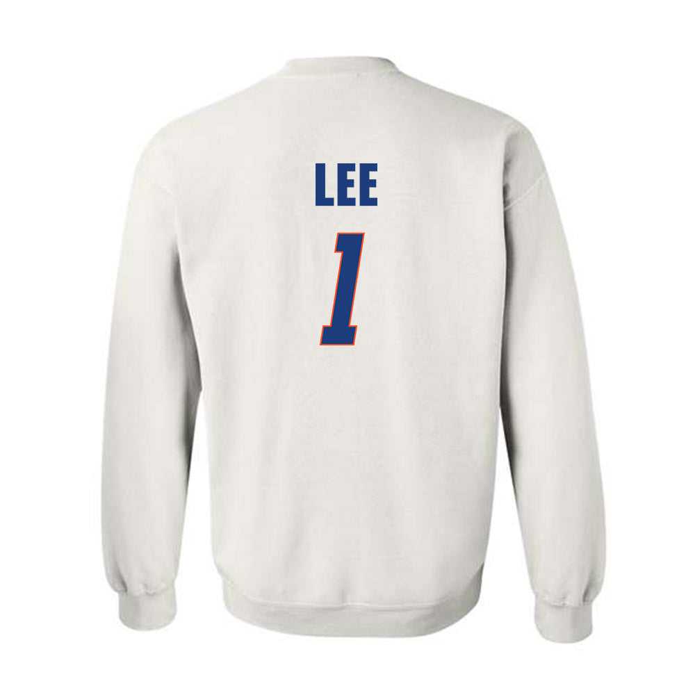 Florida - NCAA Men's Basketball : Xaivian Lee - Sports Shersey Crewneck Sweatshirt-1