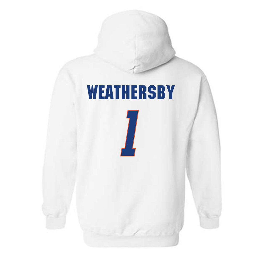 Florida - NCAA Women's Basketball : Jade Weathersby - Sports Shersey Hooded Sweatshirt-1
