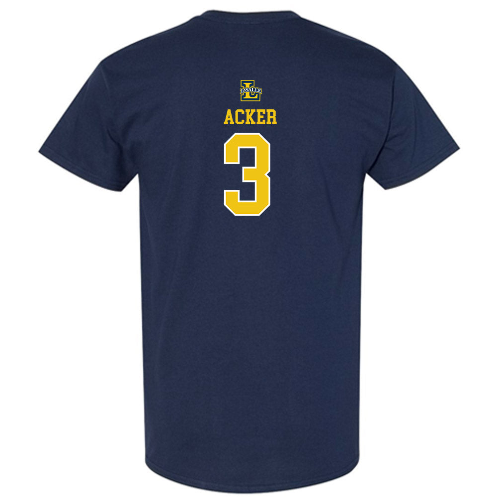 La Salle - NCAA Men's Basketball : Eric Acker - Sports Shersey T-Shirt-1