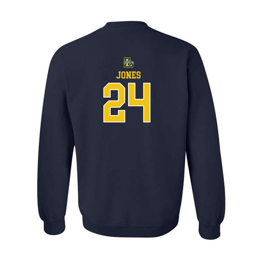La Salle - NCAA Men's Basketball : Deuce Jones - Sports Shersey Crewneck Sweatshirt-1