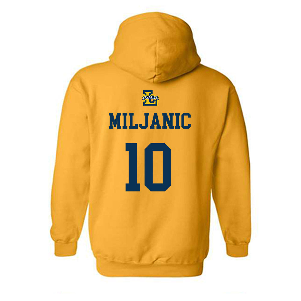 La Salle - NCAA Women's Basketball : Ivona Miljanic - Sports Shersey Hooded Sweatshirt-1