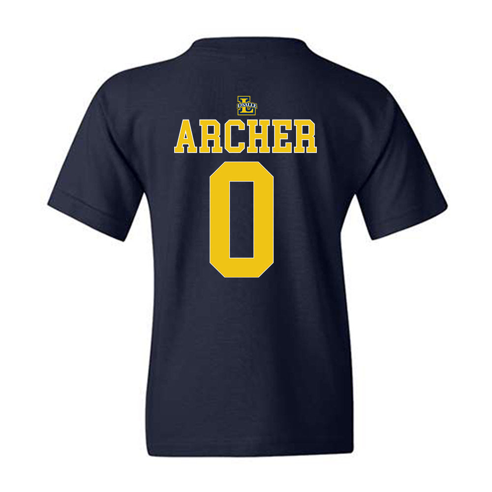 La Salle - NCAA Men's Basketball : Justin Archer - Generic Shersey Youth T-Shirt-1