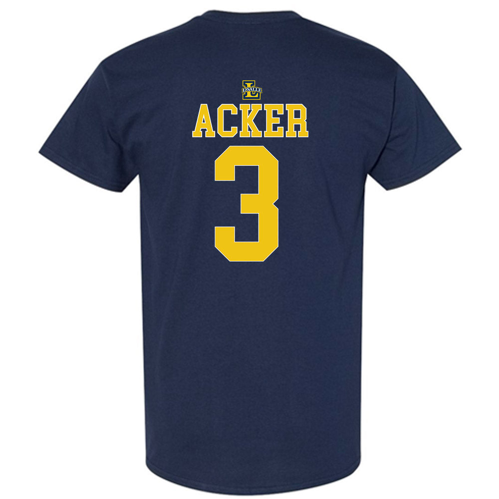 La Salle - NCAA Men's Basketball : Eric Acker - Generic Shersey T-Shirt-1
