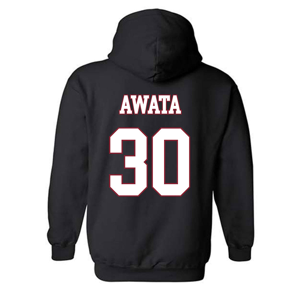Troy - NCAA Men's Basketball : Hikaru Awata - Hooded Sweatshirt-1