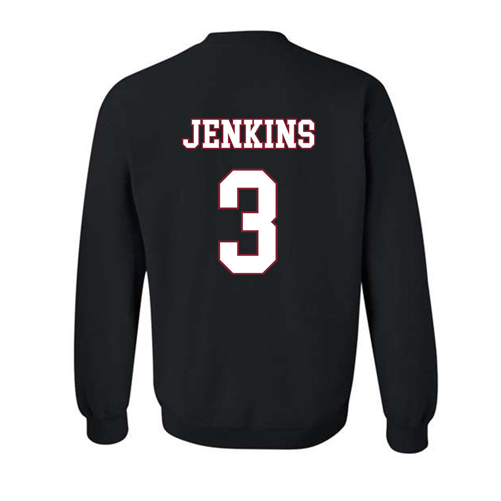 Troy - NCAA Women's Basketball : Emani Jenkins - Crewneck Sweatshirt-1