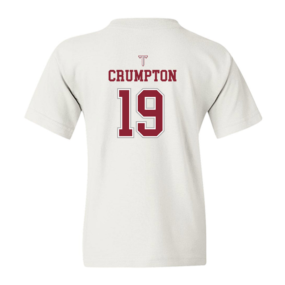 Troy - NCAA Baseball : Kelly Crumpton - Shersey Youth T-Shirt-1
