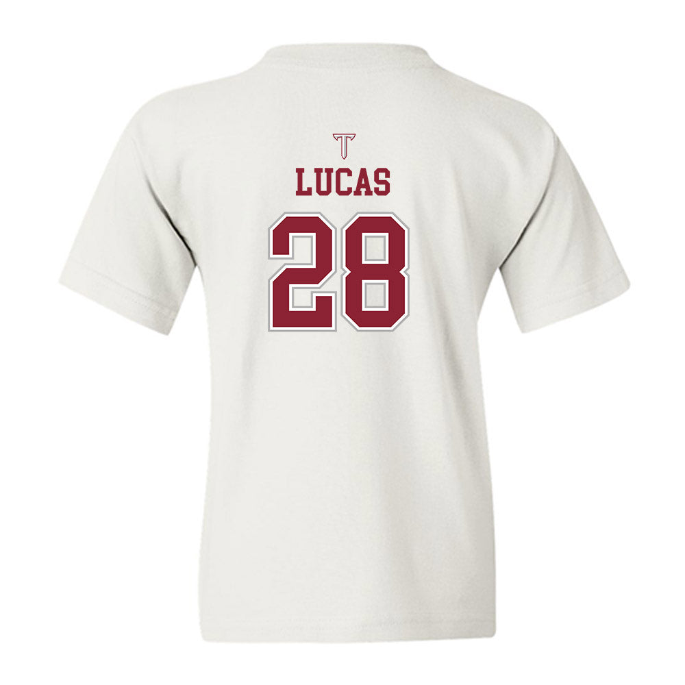 Troy - NCAA Baseball : Jackson Lucas - Shersey Youth T-Shirt-1
