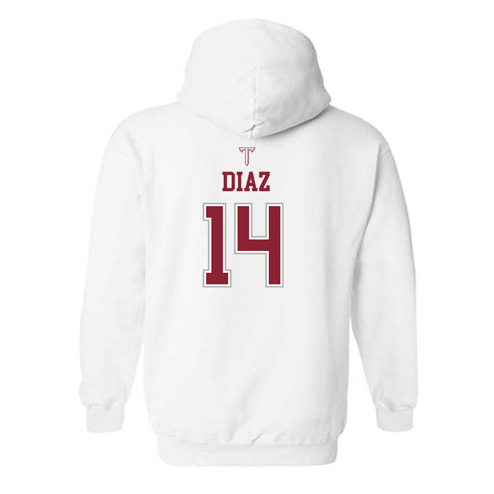 Troy - NCAA Baseball : Zaid Diaz - Shersey Hooded Sweatshirt-1