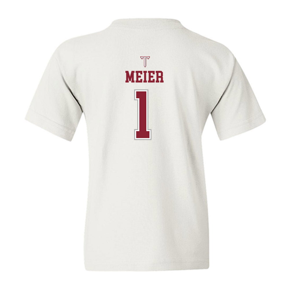 Troy - NCAA Baseball : Steven Meier - Shersey Youth T-Shirt-1