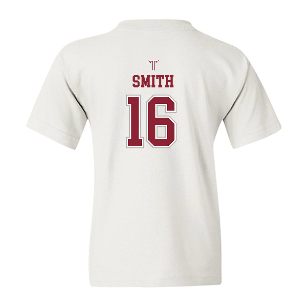 Troy - NCAA Baseball : Hayden Smith - Shersey Youth T-Shirt-1