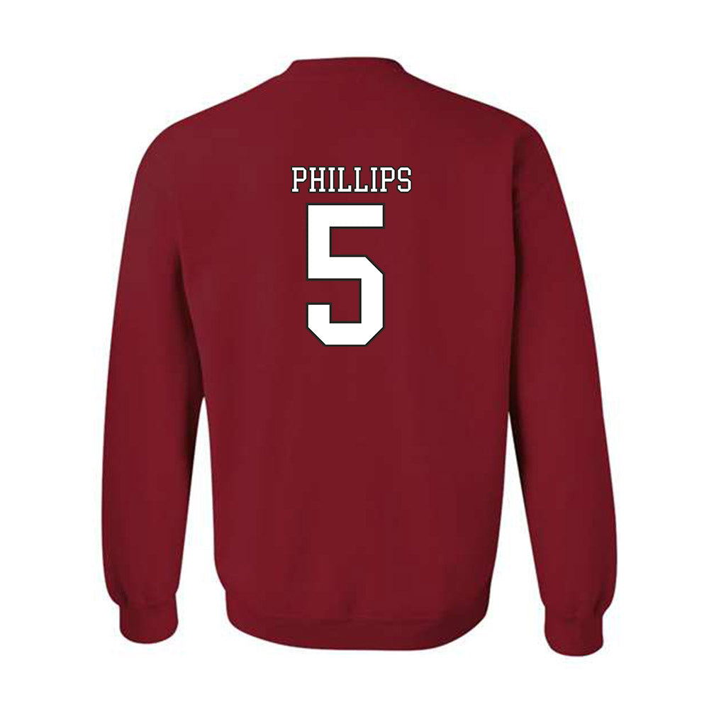 Troy - NCAA Women's Soccer : Hailey Phillips - Generic Shersey Crewneck Sweatshirt-1