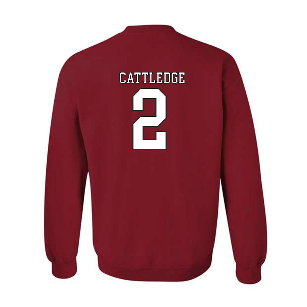 Troy - NCAA Football : Steven Cattledge - Generic Shersey Crewneck Sweatshirt-1
