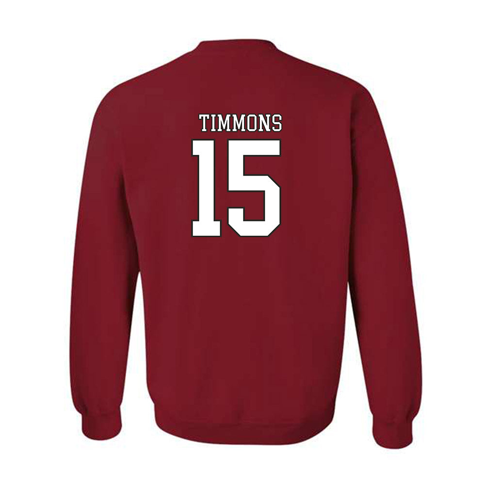 Troy - NCAA Women's Basketball : Jasmine Timmons - Generic Shersey Crewneck Sweatshirt-1