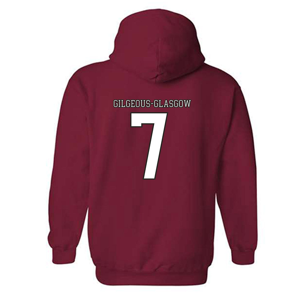 Troy - NCAA Men's Basketball : Javier Gilgeous-Glasgow - Generic Shersey Hooded Sweatshirt-1