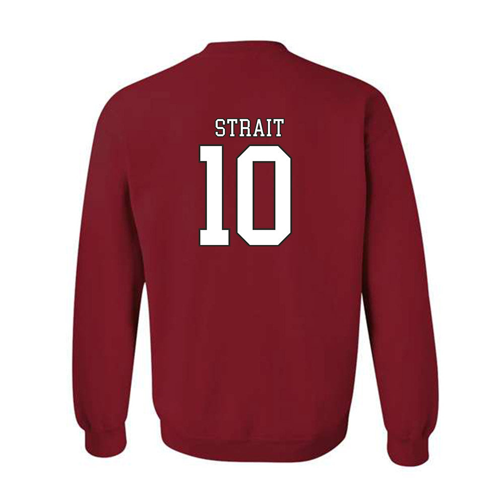 Troy - NCAA Football : Jabari Strait - Generic Shersey Crewneck Sweatshirt-1