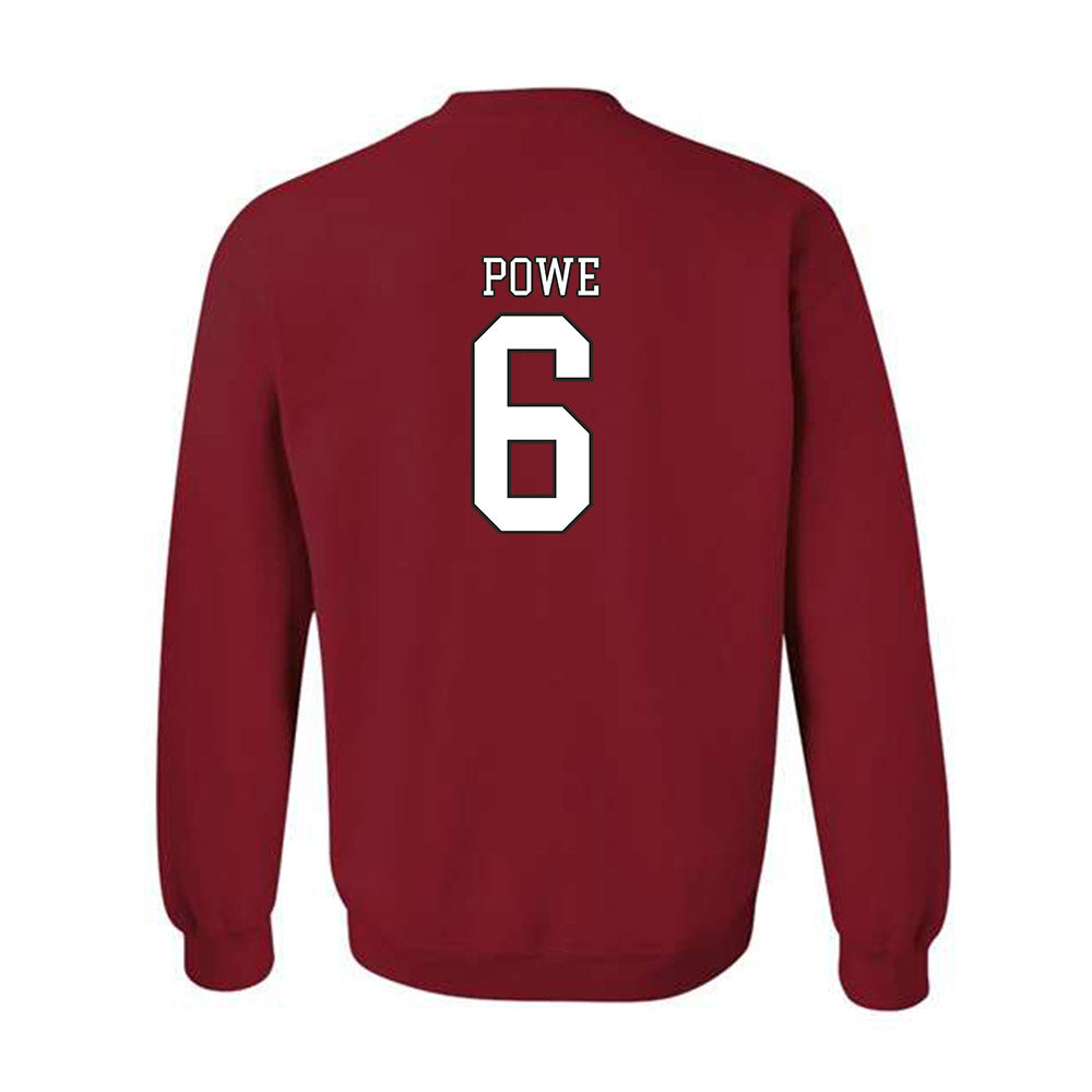 Troy - NCAA Football : Justin Powe - Generic Shersey Crewneck Sweatshirt-1