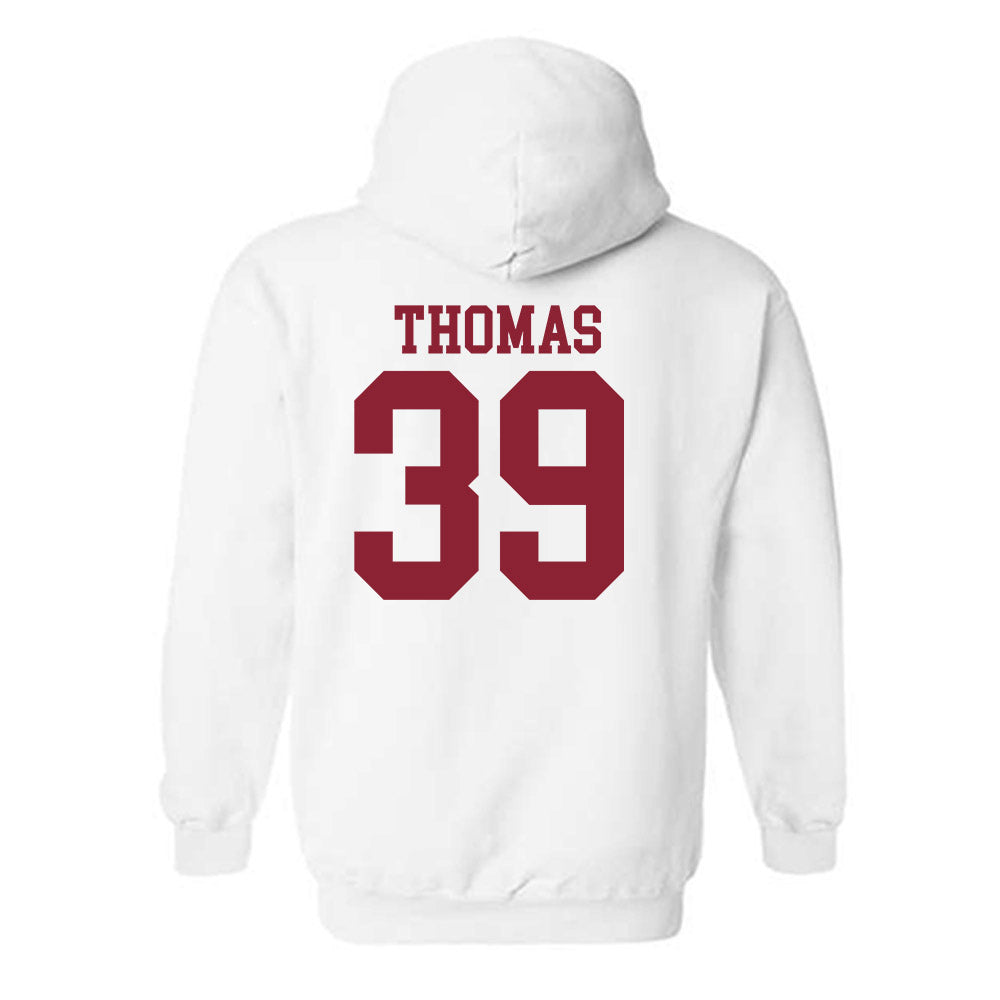 Troy - NCAA Football : JaQueraius Thomas - Generic Shersey Hooded Sweatshirt-1