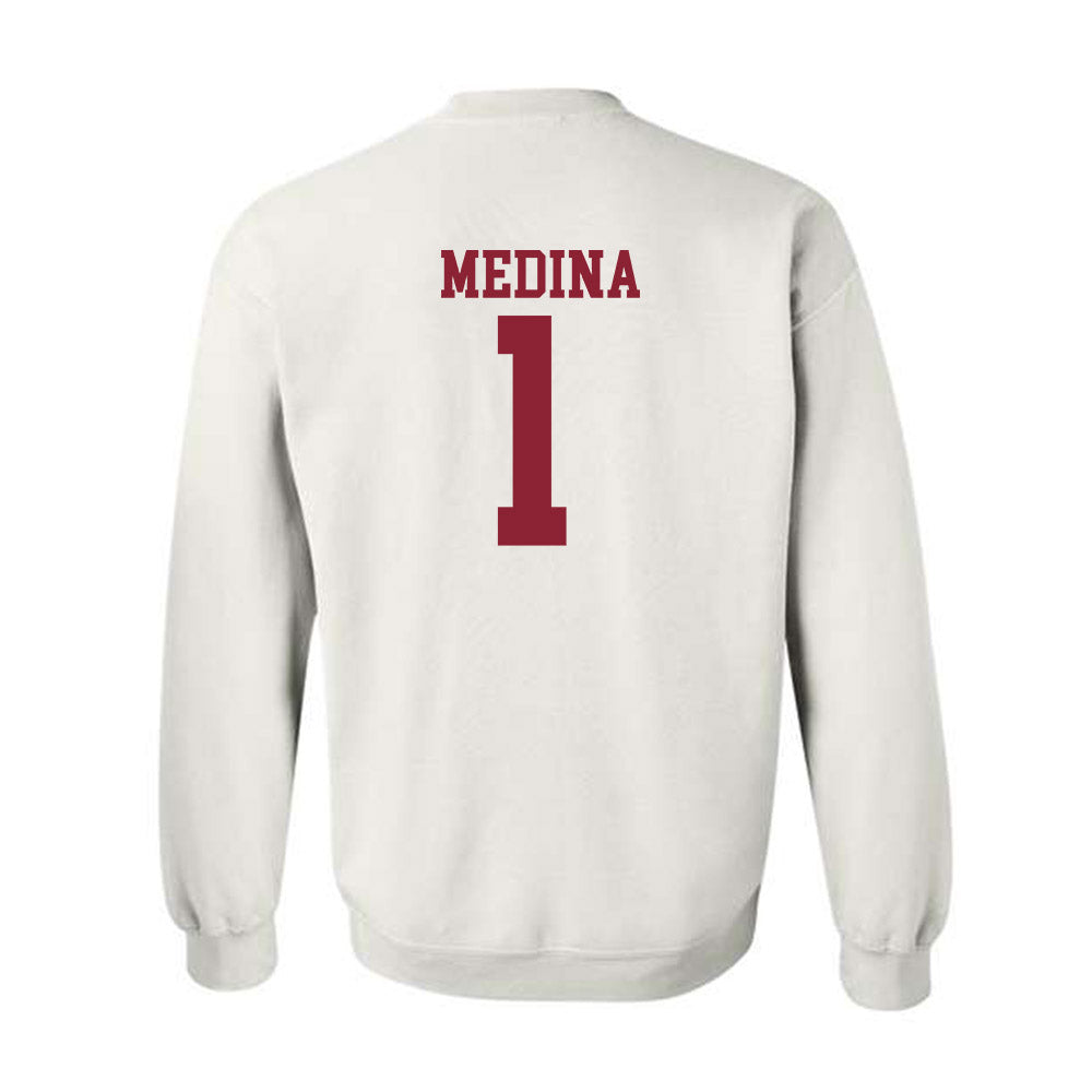 Troy - NCAA Football : Luis Medina - Generic Shersey Crewneck Sweatshirt-1