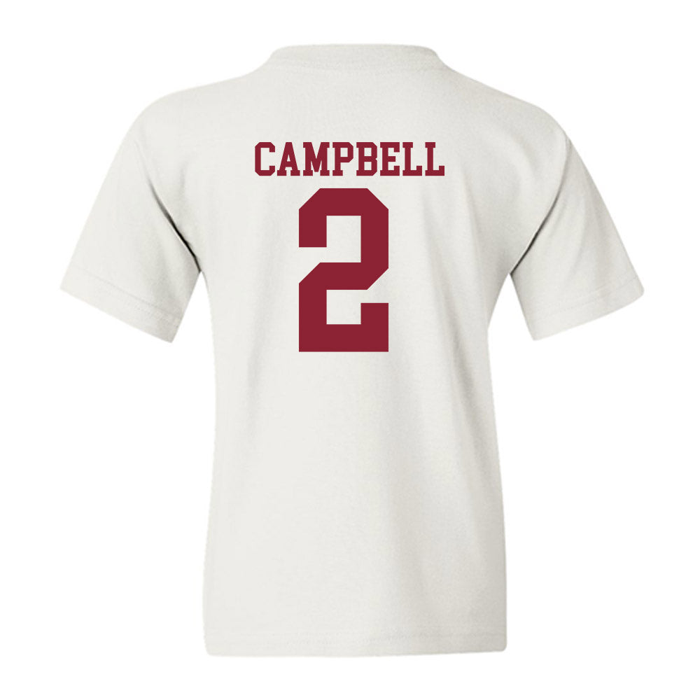 Troy - NCAA Men's Basketball : Cobi Campbell - Generic Shersey Youth T-Shirt-1
