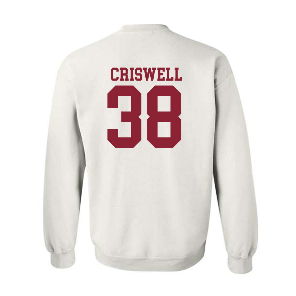 Troy - NCAA Baseball : Nate Criswell - Generic Shersey Crewneck Sweatshirt-1