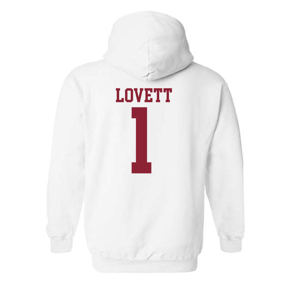 Troy - NCAA Football : Jordan Lovett - Generic Shersey Hooded Sweatshirt-1