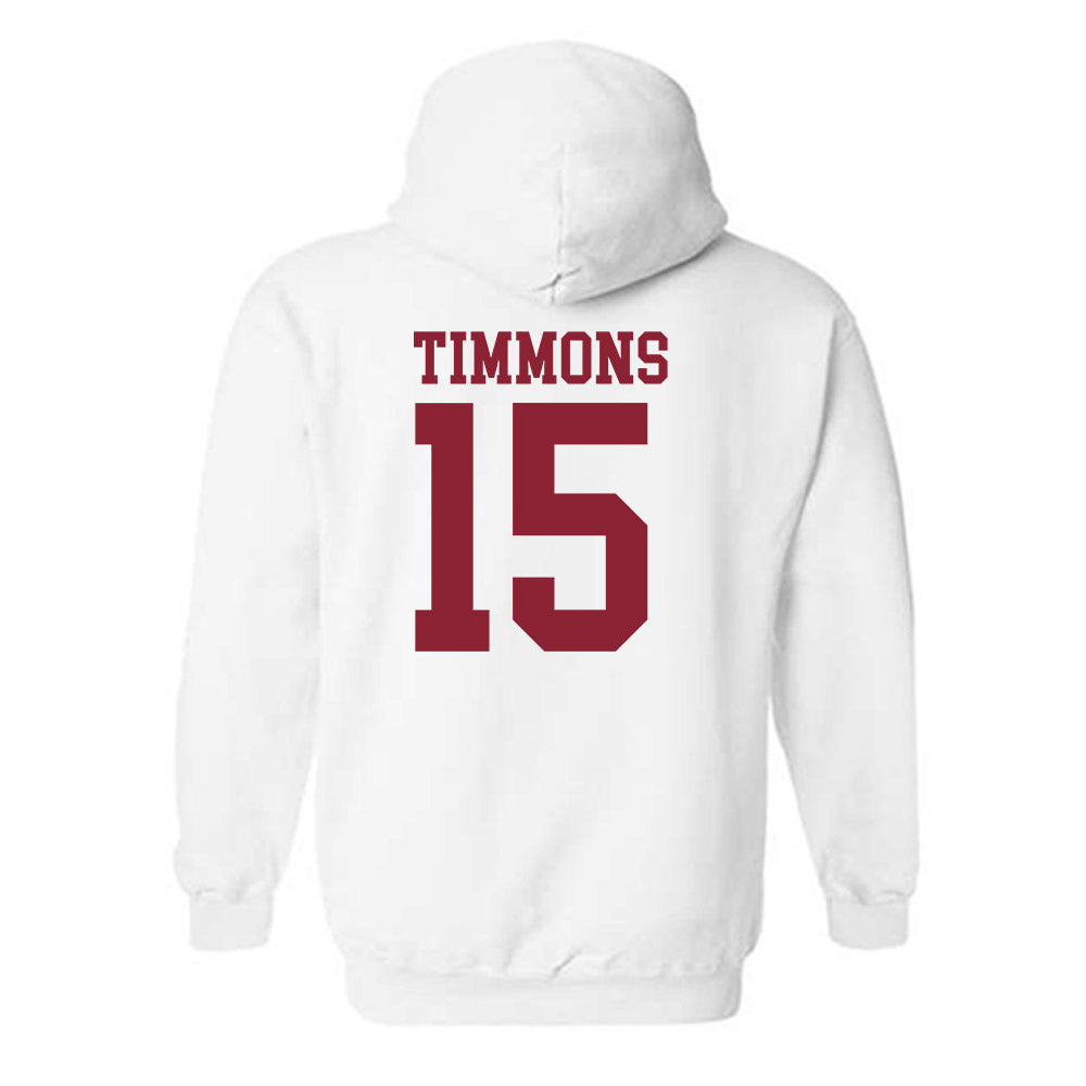 Troy - NCAA Women's Basketball : Jasmine Timmons - Generic Shersey Hooded Sweatshirt-1