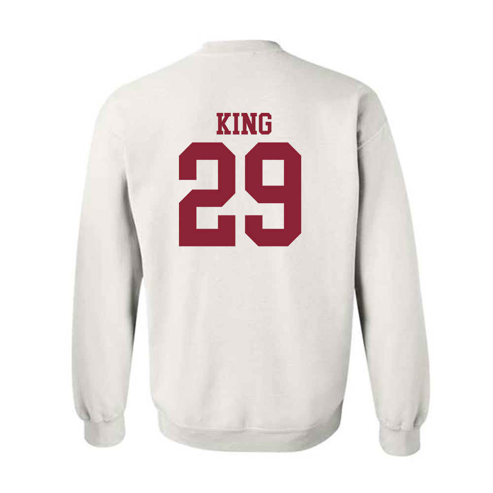 Troy - NCAA Baseball : Dylan King - Generic Shersey Crewneck Sweatshirt-1
