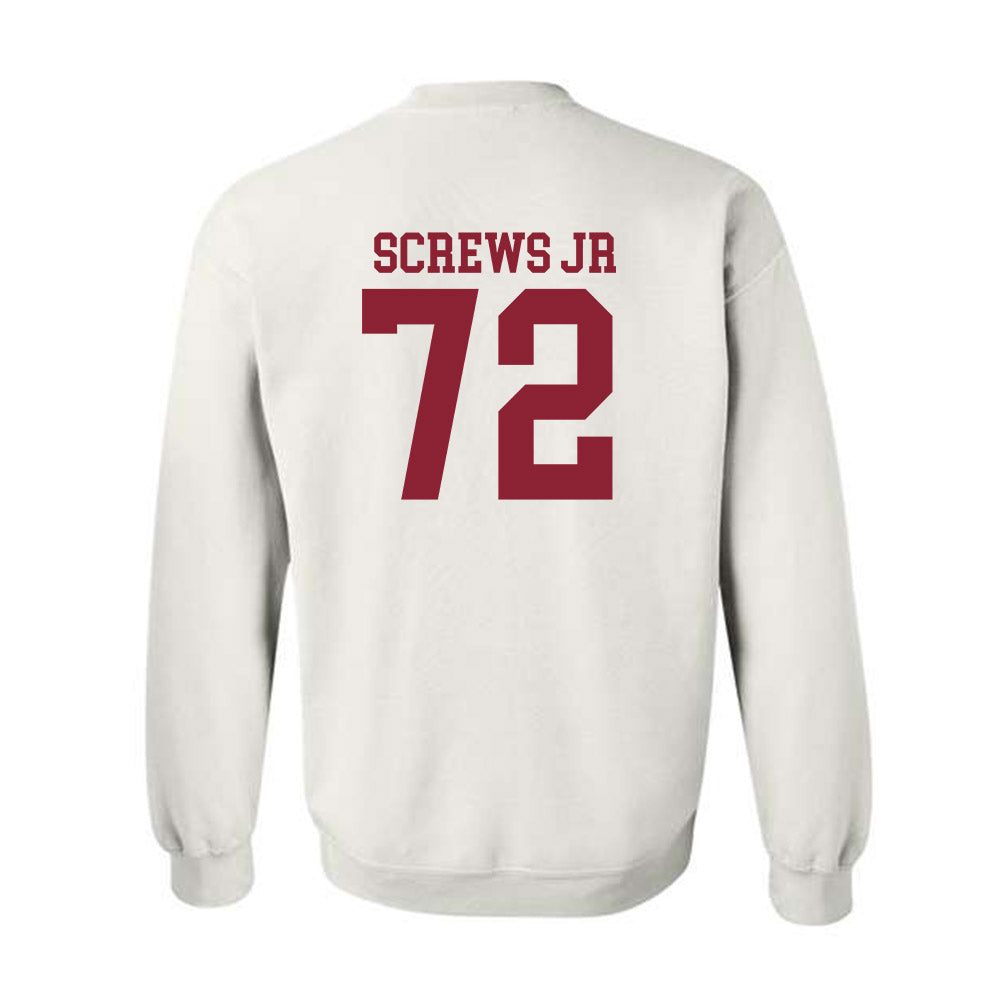 Troy - NCAA Football : Patrick Screws Jr - Generic Shersey Crewneck Sweatshirt-1
