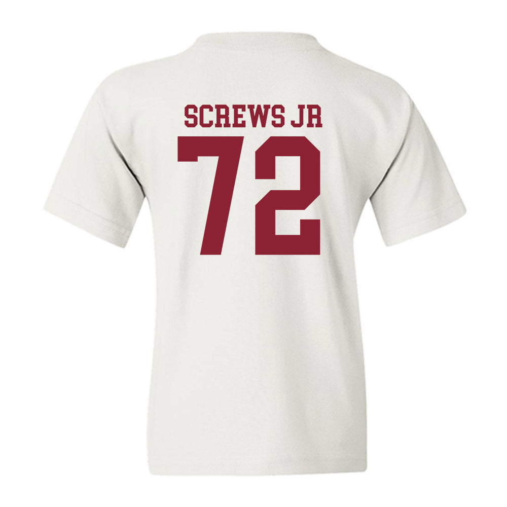 Troy - NCAA Football : Patrick Screws Jr - Generic Shersey Youth T-Shirt-1