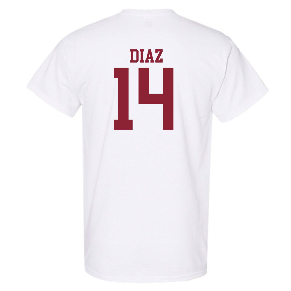 Troy - NCAA Baseball : Zaid Diaz - Generic Sports Shersey T-Shirt-1