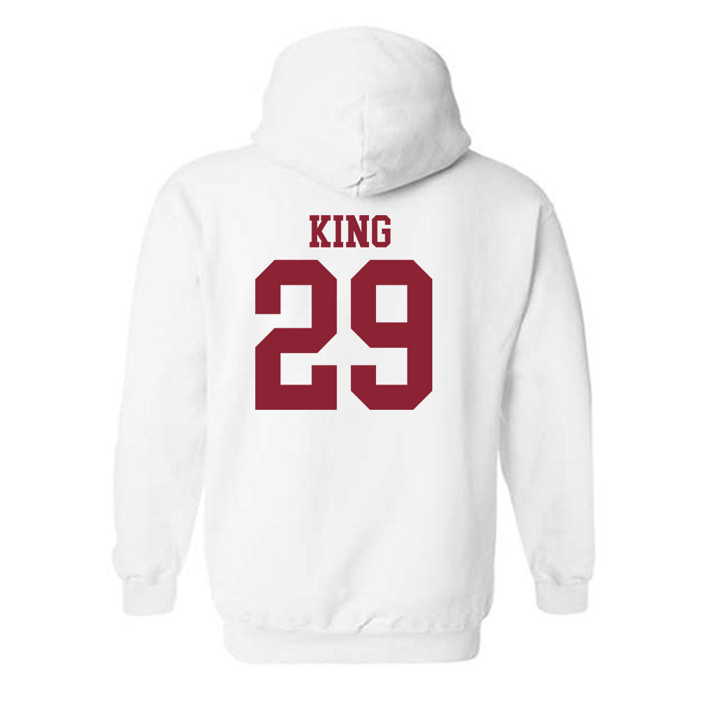 Troy - NCAA Baseball : Dylan King - Generic Sports Shersey Hooded Sweatshirt-1