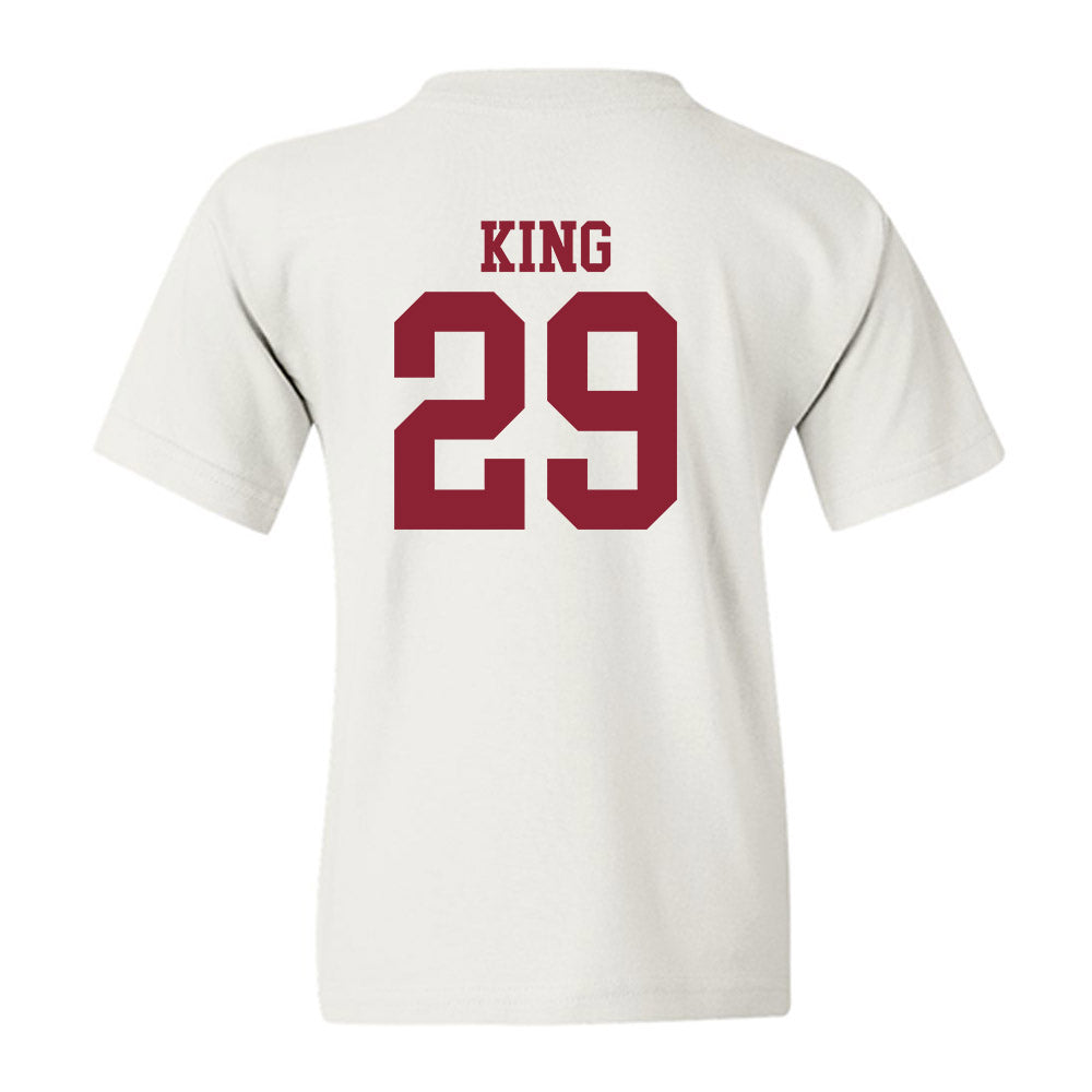 Troy - NCAA Baseball : Dylan King - Generic Sports Shersey Youth T-Shirt-1
