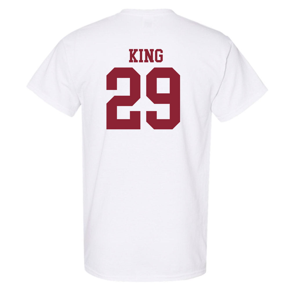 Troy - NCAA Baseball : Dylan King - Generic Sports Shersey T-Shirt-1