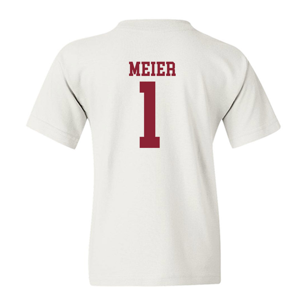 Troy - NCAA Baseball : Steven Meier - Generic Sports Shersey Youth T-Shirt-1