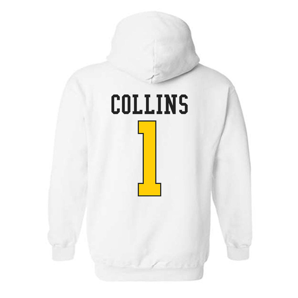 App State - NCAA Football : Shawn Collins - Generic Shersey Hooded Sweatshirt-1
