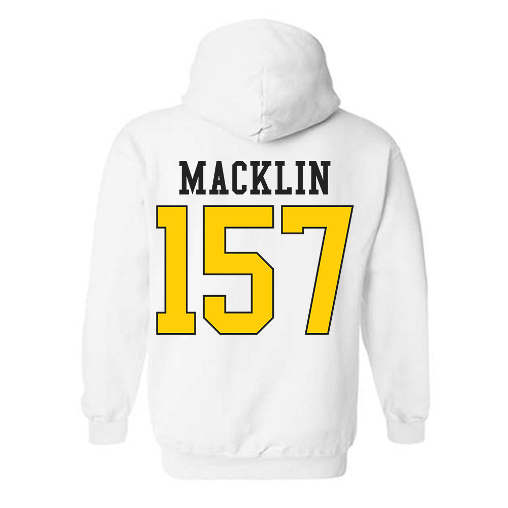 App State - NCAA Wrestling : Desmond Macklin - Generic Shersey Hooded Sweatshirt-1