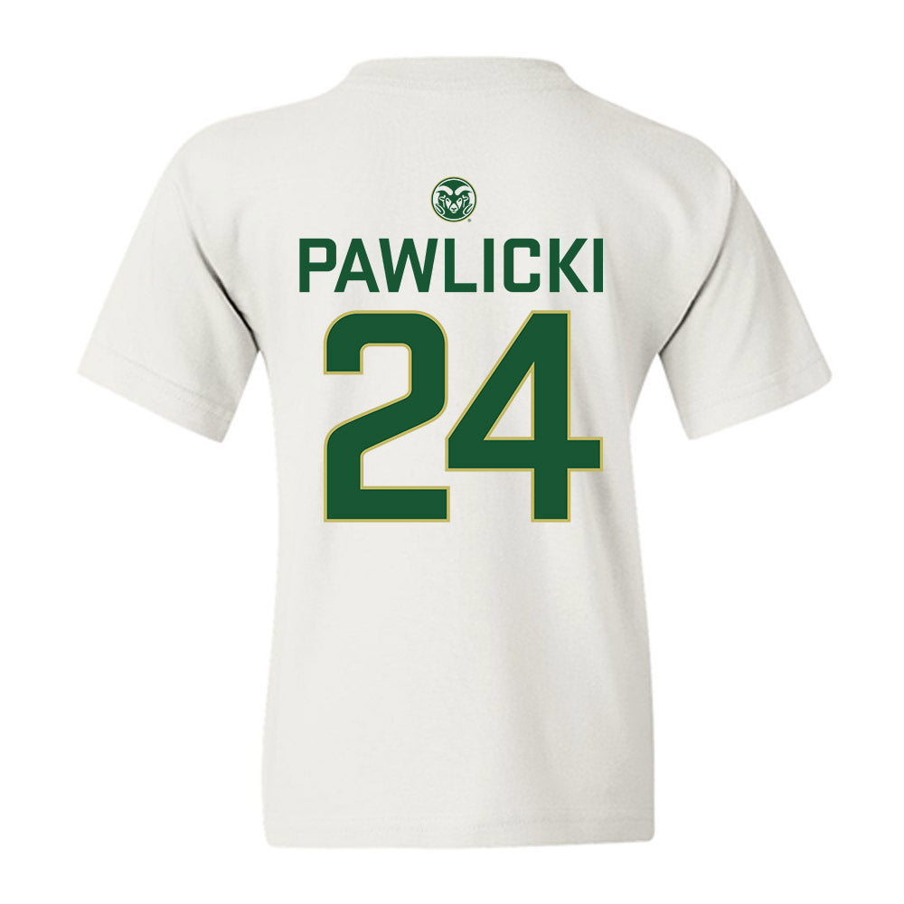 Colorado State - NCAA Women's Basketball : Olivia Pawlicki - Youth T-Shirt-1