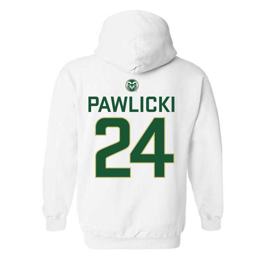 Colorado State - NCAA Women's Basketball : Olivia Pawlicki - Hooded Sweatshirt-1