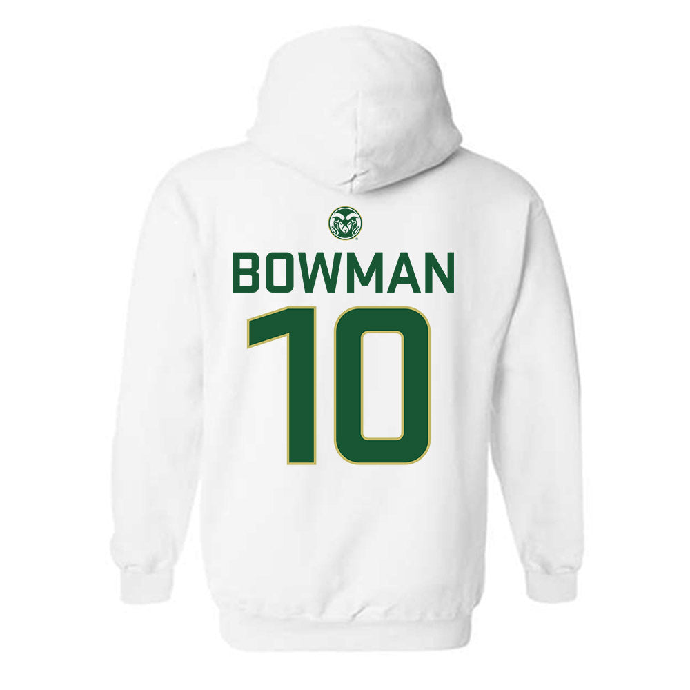 Colorado State - NCAA Women's Basketball : Breana Bowman - Hooded Sweatshirt-1