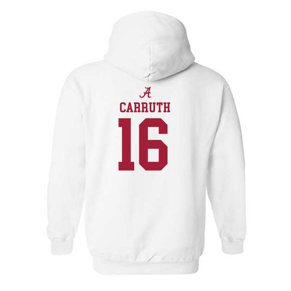 Alabama - NCAA Football : Cade Carruth - Classic Shersey Hooded Sweatshirt