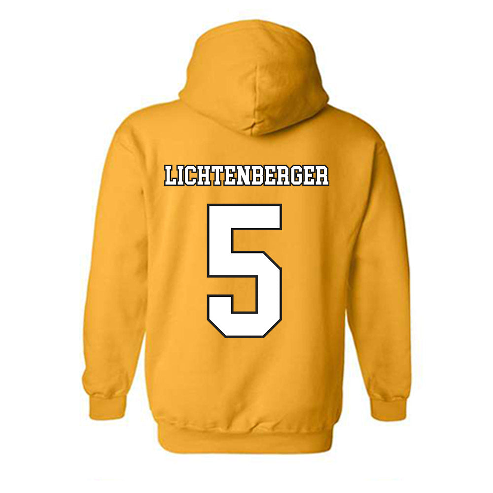 App State - NCAA Baseball : Tyler Lichtenberger - Generic Shersey Hooded Sweatshirt-1