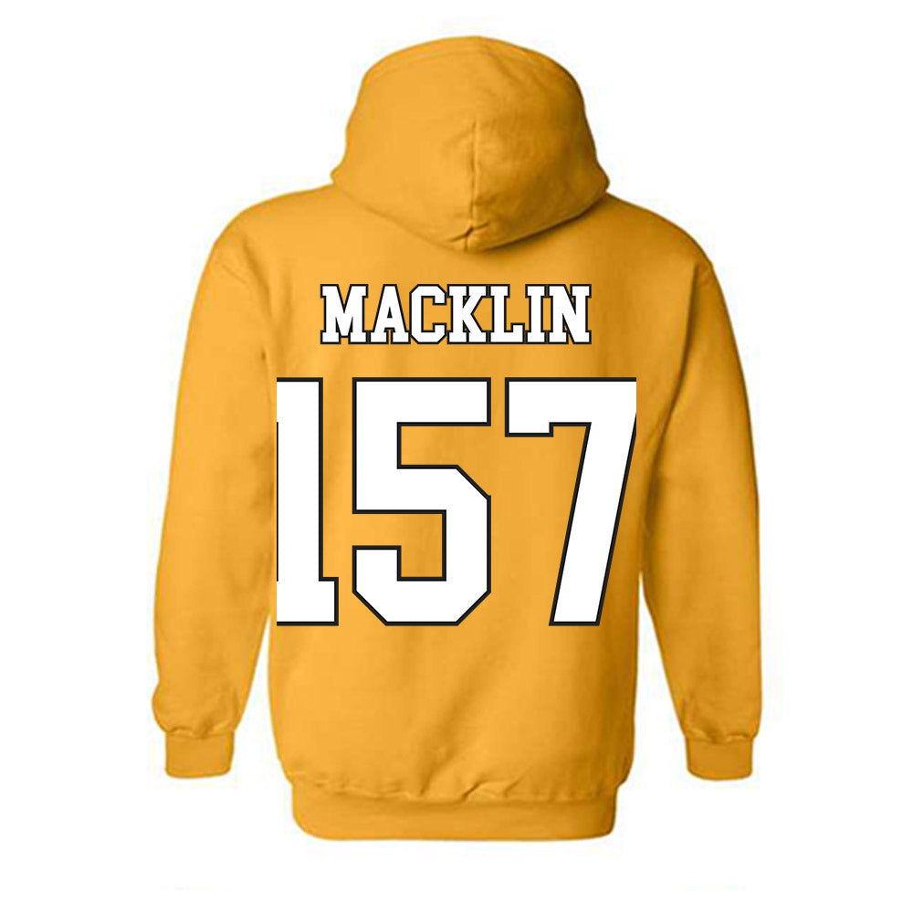 App State - NCAA Wrestling : Desmond Macklin - Generic Shersey Hooded Sweatshirt-1
