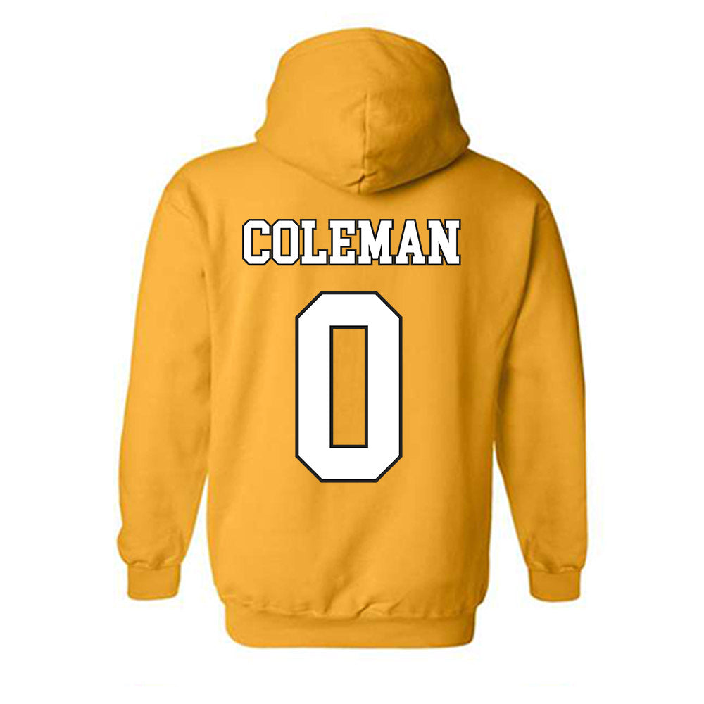 App State - NCAA Football : Doopah Coleman - Generic Shersey Hooded Sweatshirt-1
