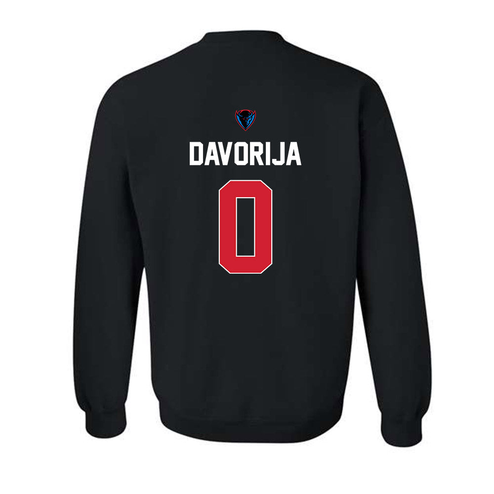 DePaul - NCAA Women's Basketball : Gina Davorija - Sports Shersey Crewneck Sweatshirt-1