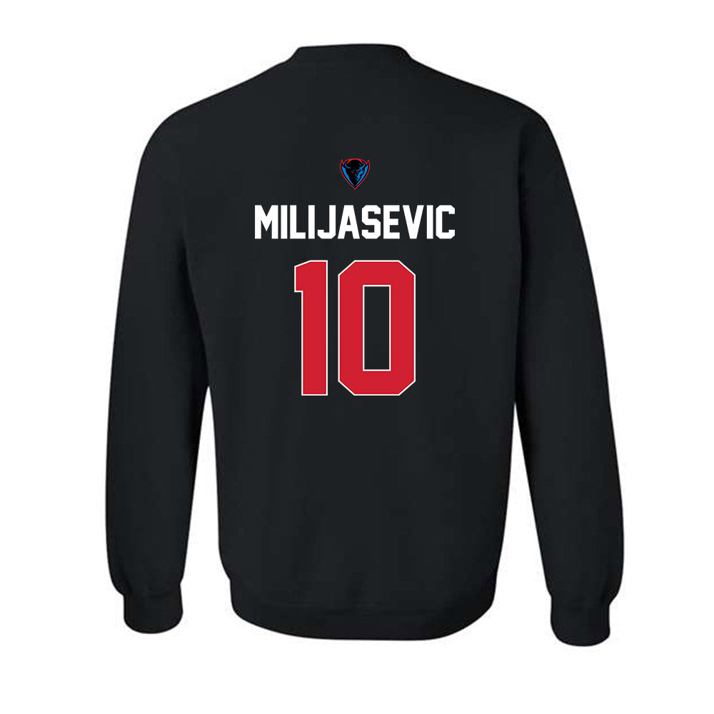 DePaul - NCAA Men's Basketball : Ilija Milijasevic - Sports Shersey Crewneck Sweatshirt-1