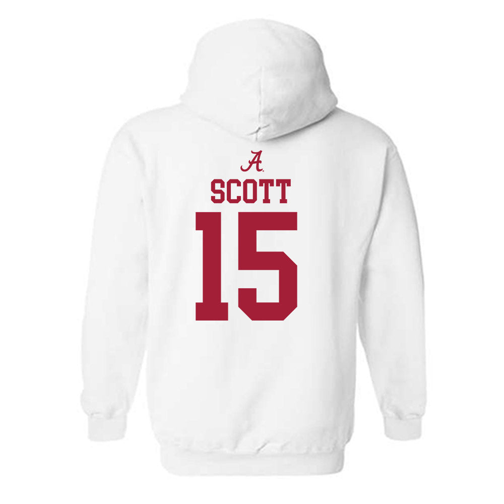 Alabama - NCAA Women's Basketball : Ta'Mia Scott - Sports Shersey Hooded Sweatshirt-1